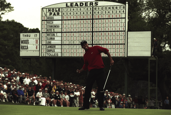 Tiger Woods 1997 Masters